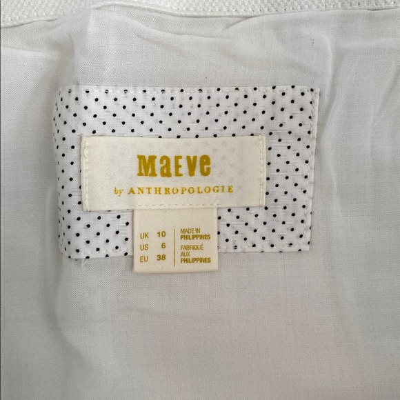 Anthropologie Maeve Crop Top size 6 - Picture 4 of 5